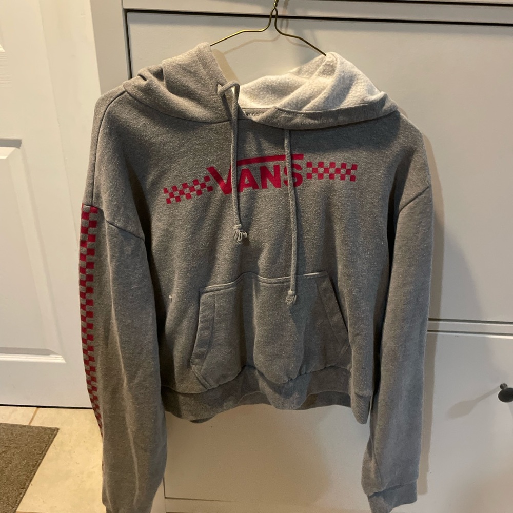 Vans small cropped hoodie! Very good condition barley worn